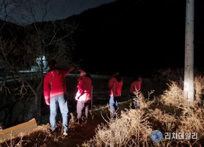 야간 순찰 사진