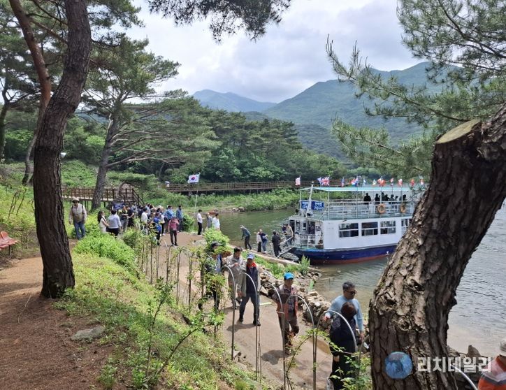 괴산군, 새봄 맞아 괴산호 유·도선 운항 재개