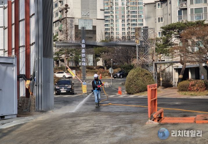 인천 동구, 해빙기 맞아 공사장 비산먼지 집중 관리