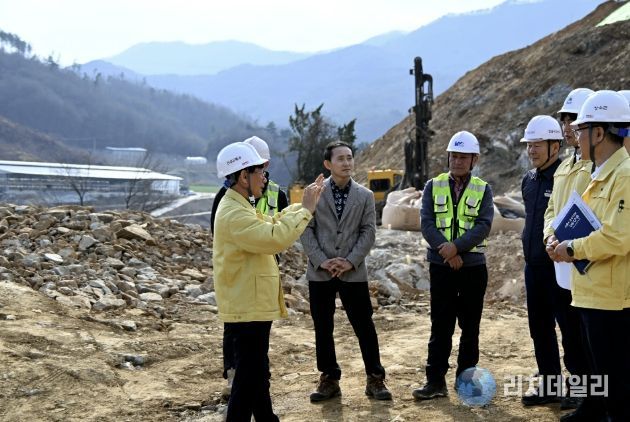 장수군, 장수 하이패스IC 연결도로 사업현장 점검
