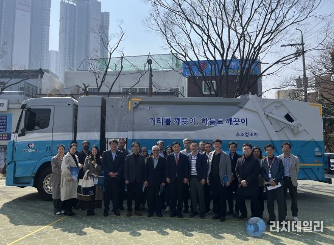 대만 타이난시 교통국 방문단, 수소 청소차 도입 선진사례 현장 방문 실시