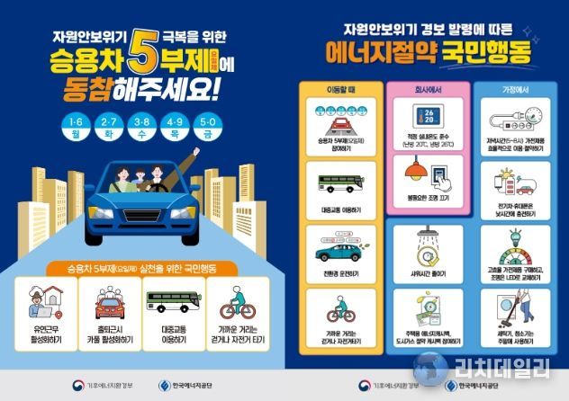 익산시, 공공기관 '차량 5부제' 실시…에너지 절약 앞장