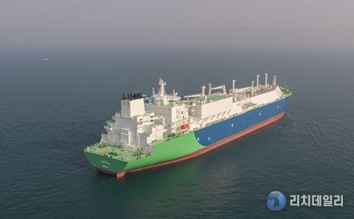 정부 지원으로 건조한 LNG운반선