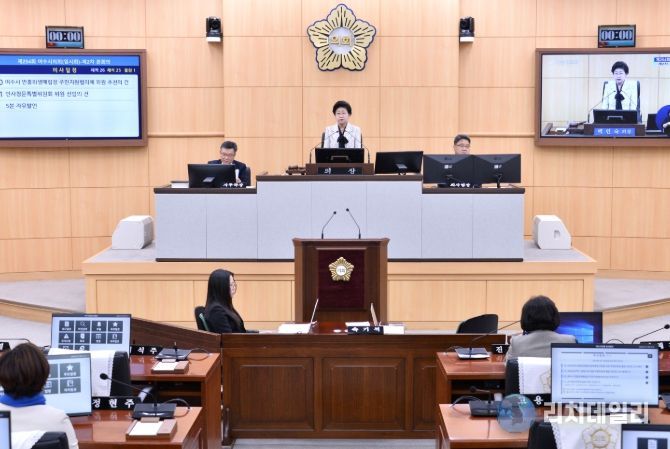 여수시의회, 제254회 임시회 폐회