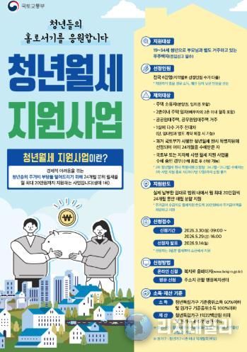 서천군, 청년월세 지원사업 3월 30일부터 접수
