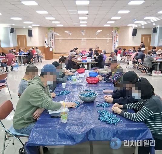 장애인 일하는 밥퍼