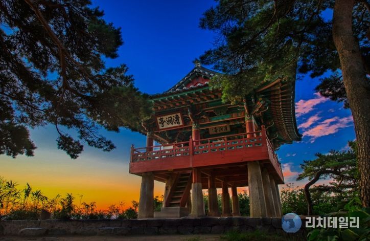 촬영지(청간정)