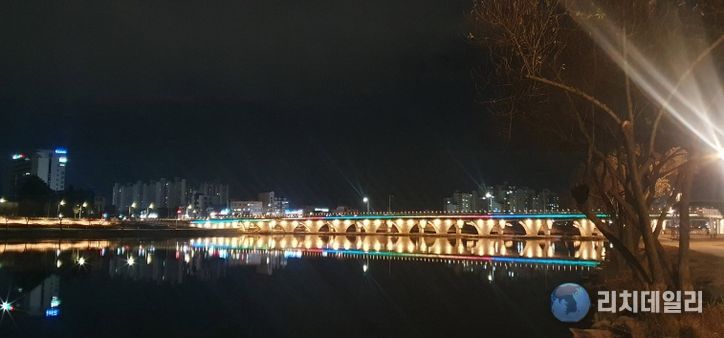 진주시, 에너지 절약 ‘야간 경관조명’ 운영 중단(진양교)