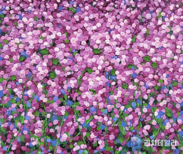 황미숙 작가_(작품사진) 기억을 지나 피어나다